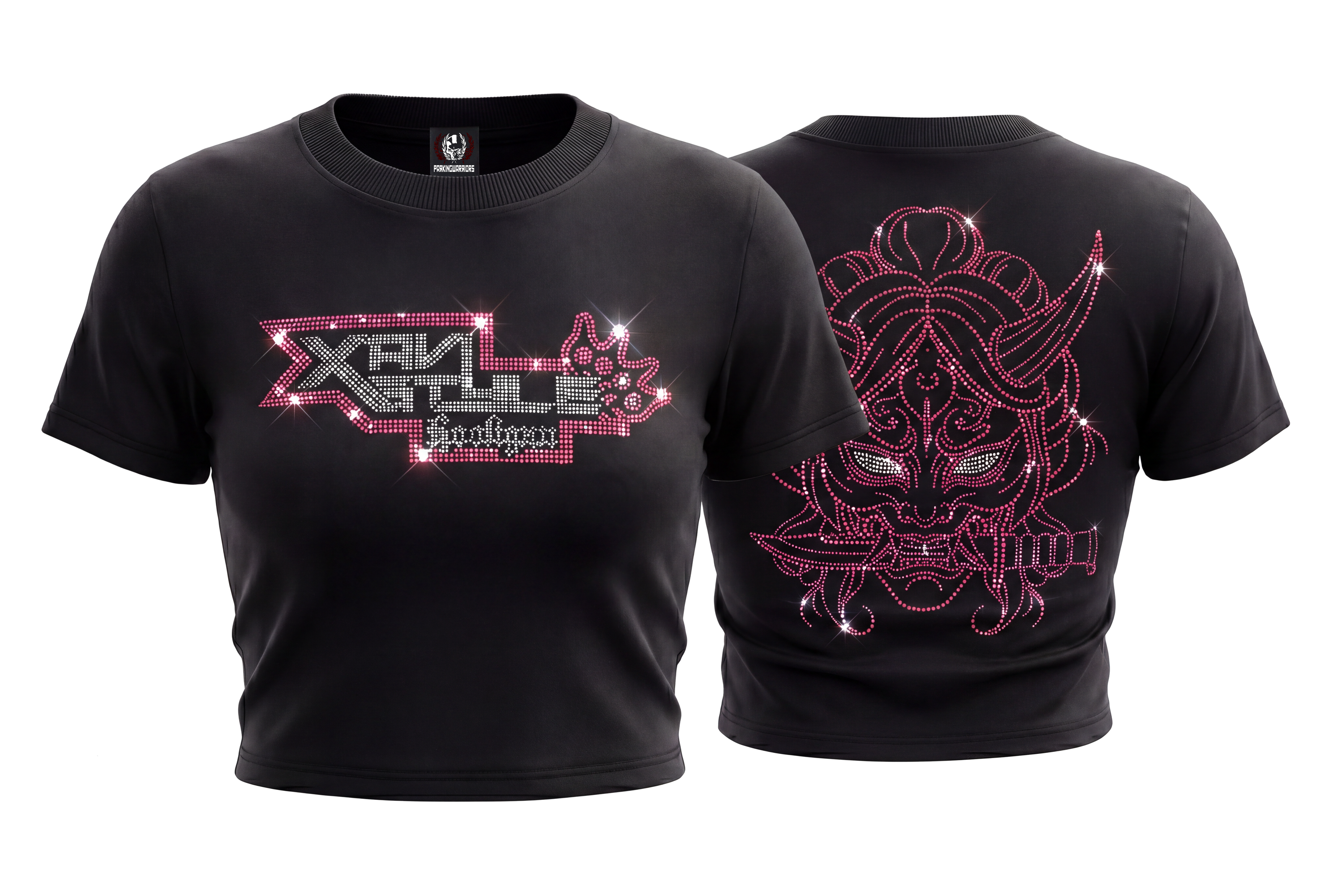 Top Diamantes Xavistyle Fucsia