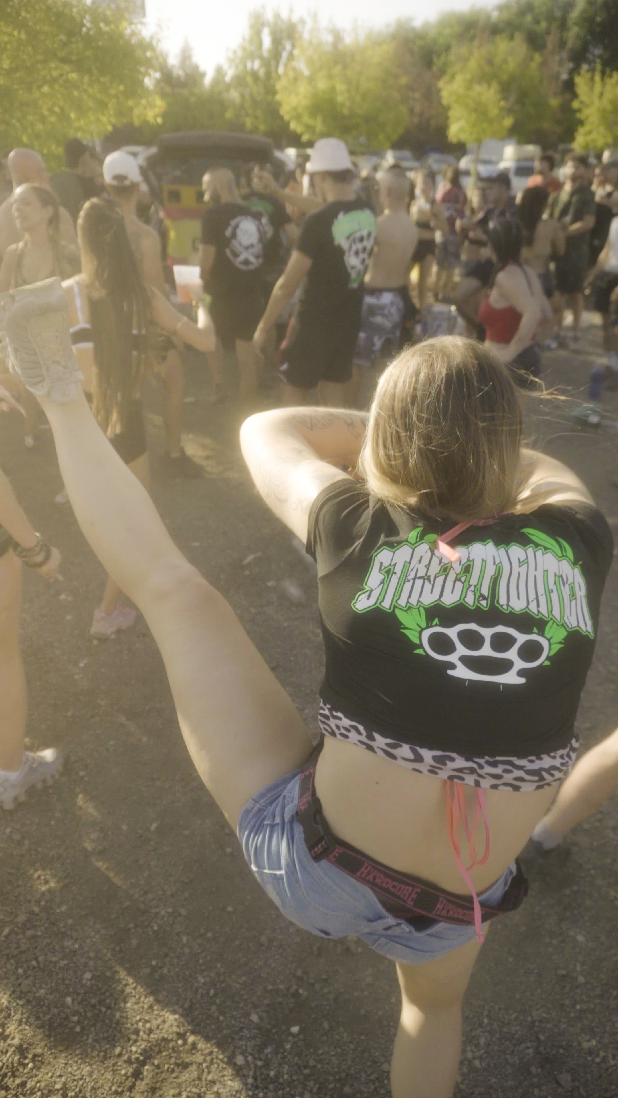 Crop top DjMore x ParkingWarriors 