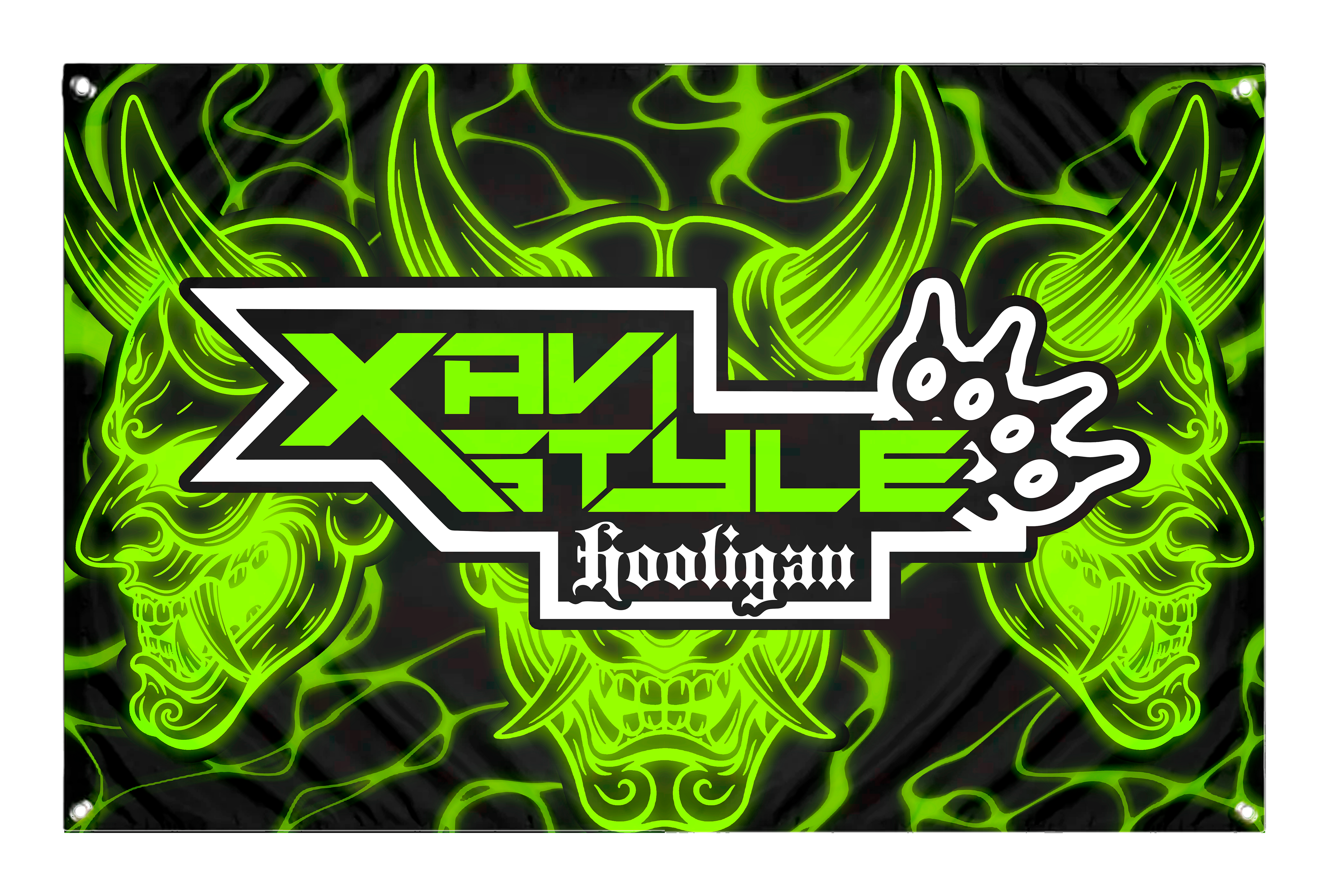 Bandera Xavistyle demonios 60x90