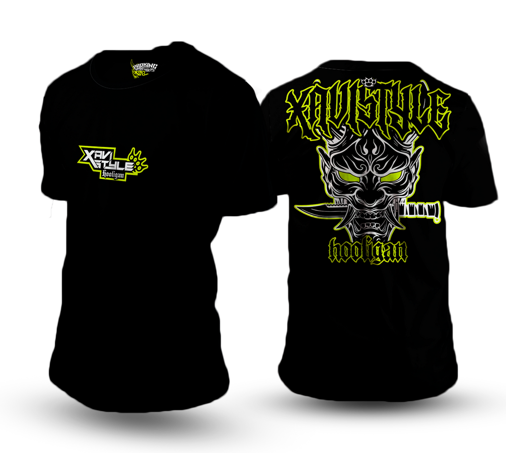Camiseta Xavistyle x Parking Warriors algodón serigrafiada