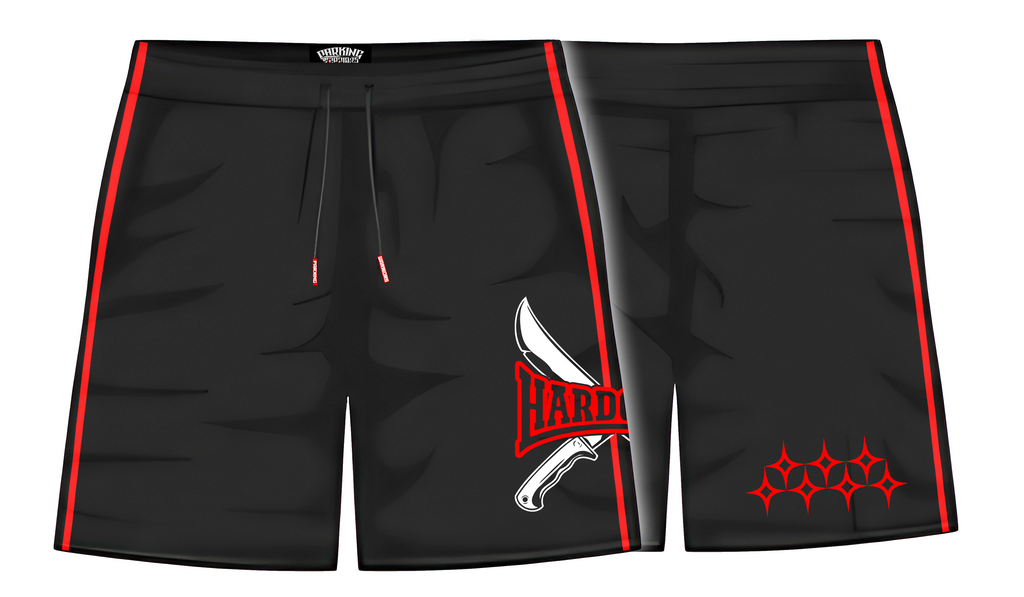 Pantalón corto Hardcore bordado algodón resistente